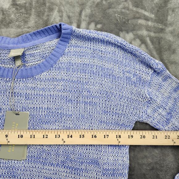 Bench Urban Wear Womens Long Sleeve Loose Knit Sweater Blue Size Small - Picture 4 of 9